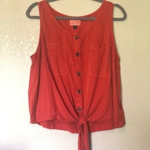 Burnt Orange Tank Top